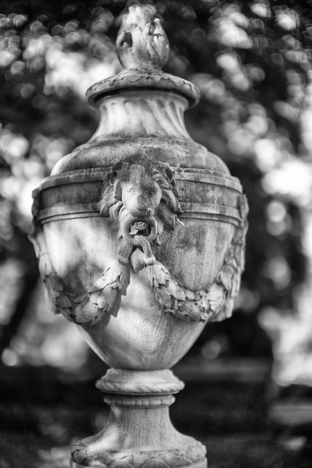 Lion Urn (Dappled Light)